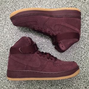 Nike Air Force 1 High LV8 Burgundy Crush